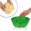 com-four® Easter Decoration & Gift Set - Green Raffia Baskets,
