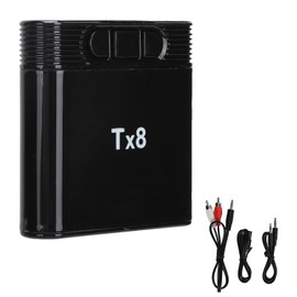 2 in 1 Bluetooth 5.0 Adapter Transmitter Receiver Wireless Audio Adapter with Back Clip