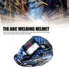 Auto Darkening Welding Helmet Large View Solar Powered Wide Shade