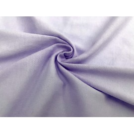 TL Care Supreme - Sábana Bajera Ajustable de algodón 100% Natural, 45,7 x 91,4 cm, Color Lavanda, Suave y Transpirable, para niñas