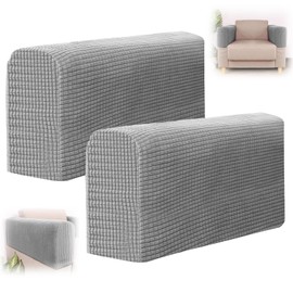 KFSCIP 2Pcs Sofa Arm Covers, Arm Covers for Chairs and Sofas, Antimacassars for Chair Arms, Non-slip Chair Arm Covers Protectors for Sofa, Armchair, Couches, Recliner Etc