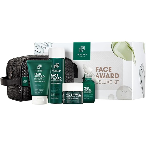 Shakeup Cosmetics FACE 4WARD Deluxe Kit – Complete Men’s Skincare