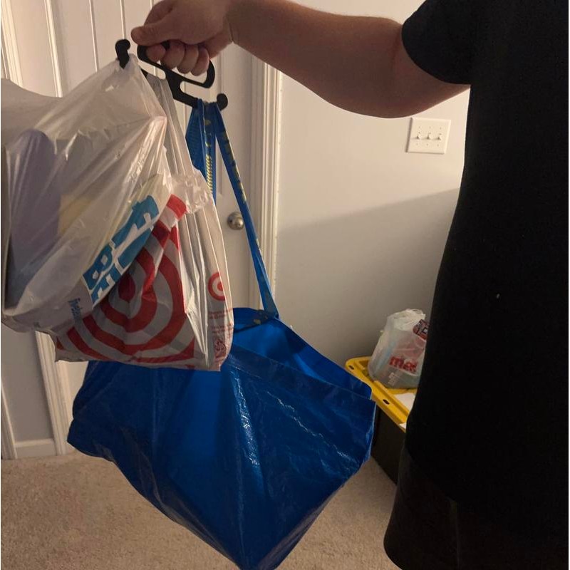 Grocery Bag Holder | Strong and Durable | - Size: