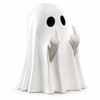Cute Middle Finger Ghost Statue, Small Halloween Decor for Home,