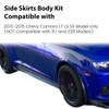 KUAFU Replacement Side Skirts Compatible with 2010-2015 Chevy Camaro LT