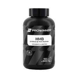 PROWINNER | HMB Hidroxi Beta Metil Butirato, Suplemento Alimenticio, 2.97g de HMB por Porción Diaria, 150 Cápsulas de 600mg