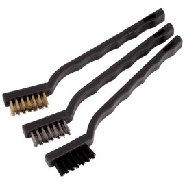 CRAFTSMAN CMMT98312 CRFT 3PC Bristle Brush Set, Red