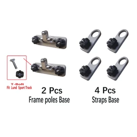 Brocraft Lund Boat Sport Tracker Bimini Top Mount/Canopy Mounts/Lund Boat Accessories