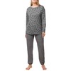 Triumph Women's Endless Comfort PK LSL Pajama Set, Opaque, Dark
