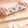 Christmas Wooden Rolling Pins Engraved Embossing Dough Pin with Snowflake