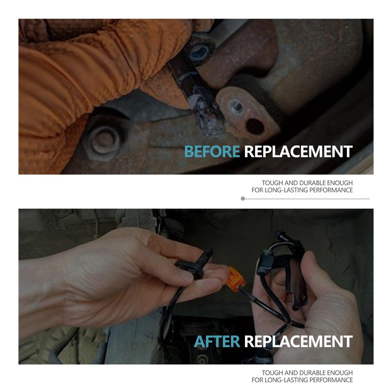 Effitnee 2 x ABS Sensor Front Left Right ‎2049052905 for