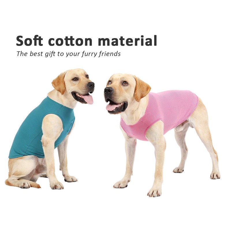 WEONE Camisetas de verano para perro, chaleco de algodón a