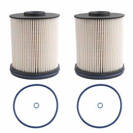 6.6 Duramax Fuel Filter (2Pcs) Fits for 2017-2021 Chevy Silverado 2500 HD 3500 HD GMC Sierra 2500 HD 3500 HD 6.6L Duramax Diesel Replaces# TP1015, 22937279, 23456595, 23304096