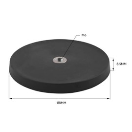 HFS(R) Magnetic Base, Magnetic Base, Magnetic Stay, Work Light Bar Bracket, Round 2 Pieces, Base Diameter: 3.5 inches (88 mm)