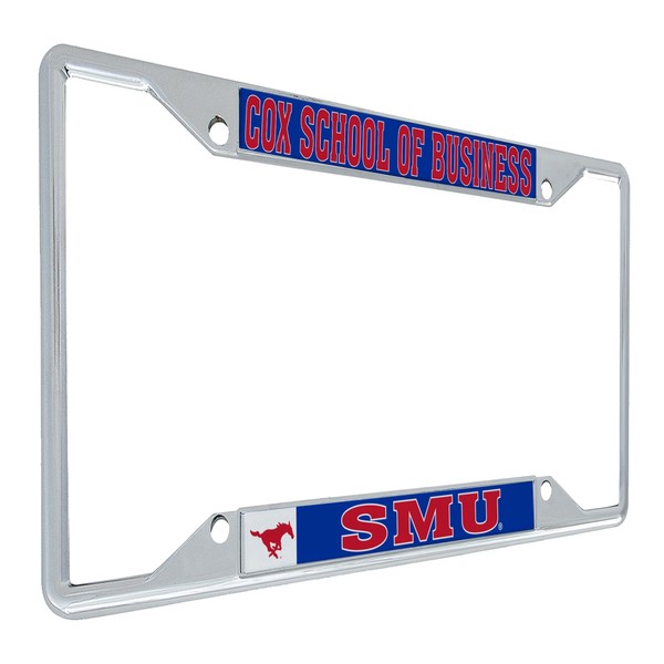 Desert Cactus Southern Methodist University License Plate Frame SMU Mustangs