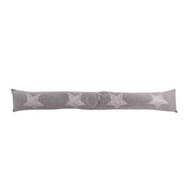 CB Home & Style Draft Stopper Türwindstopper Length Approx. 90 cm Windstopper - Hellgrausternesilber, 90 x 15 cm