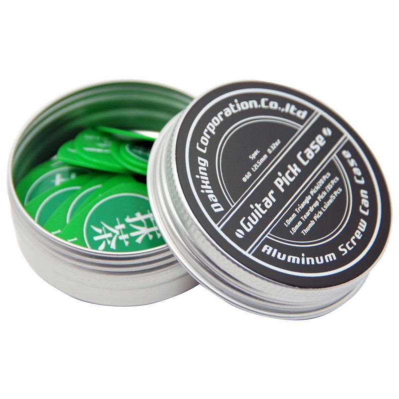 Daiking Corporation DKAPC-BK Guitar Pick Case, Silver