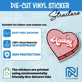 Heart Xaddy Sticker Bookish Sticker Bookish Merch Fourth Wing Kindle Sticker Booktok
