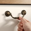 FANRUIER 6 x Pull Down Hooks, Chest of Drawers Handle,