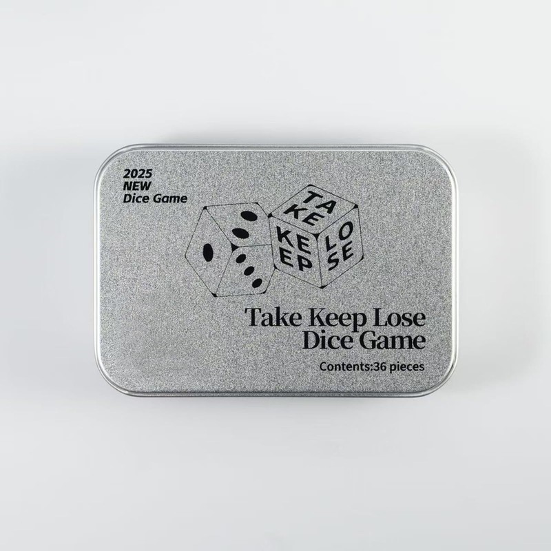 Ammwgnnep 2025 Dice Game, Take Keep Lose Dice Game Set,