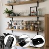 XSQD Pack of 4 Shelf Brackets, 90° Triangular Support Wall