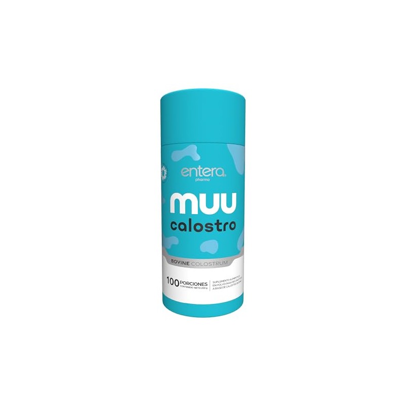 Entera Muu Calostro Bovino 200 Polvo Igg Origen 100 Porciones