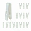 Strong Plastic Clothespins-16 Pack Heavy Duty Laundry Clothes Pins, Strong