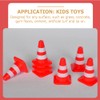NUOBESTY Mini Traffic Road Cones Construction Road Cones Roadblock Sign