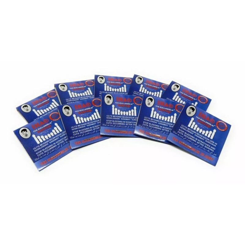 iha Styptic Pencils Disposable Stops Cuts Bleeding 12 Matchbooks 240