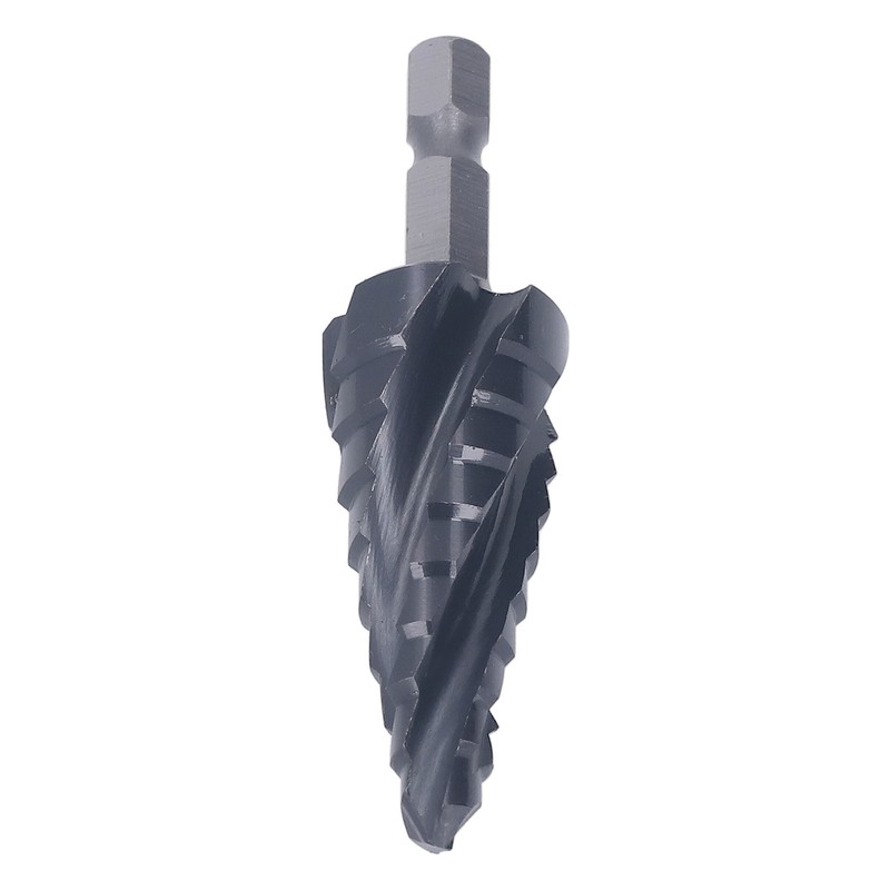 1/4in Shank Spiral Groove Step Drill Bit M35 Cobalt 4