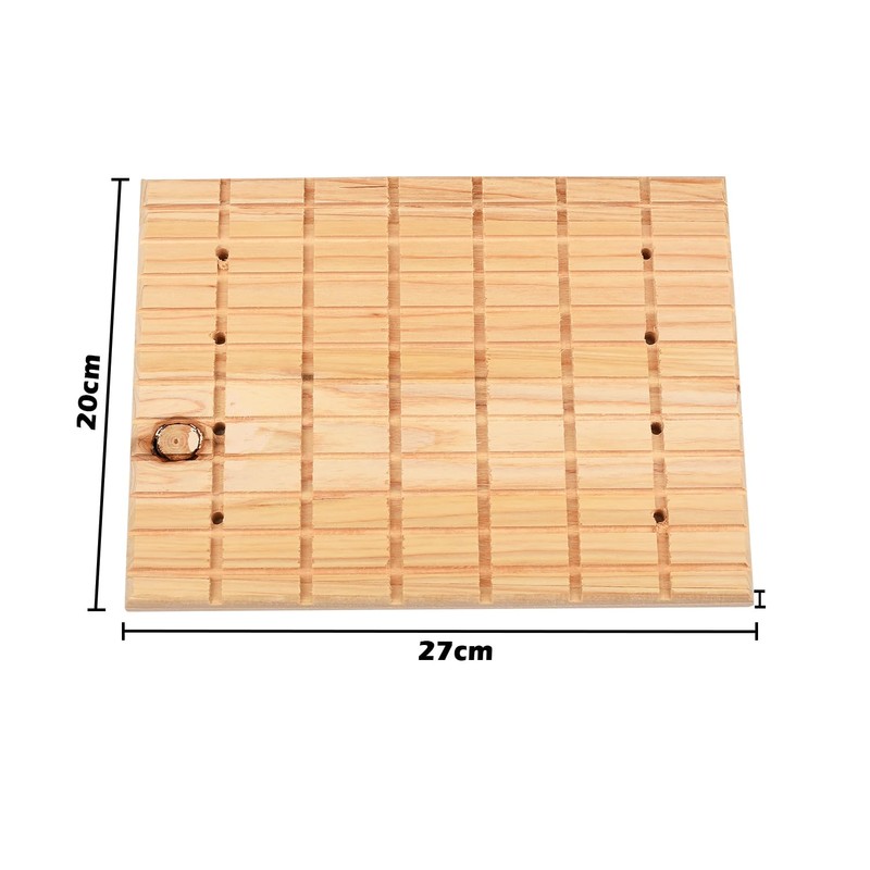 Bohue Rabbit Wooden Scratching Board Grinding Deck Bunny Claws Scratching
