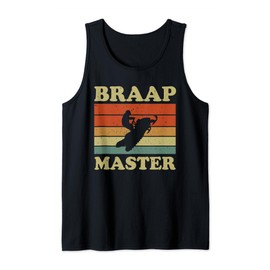 Retro Braap Master Funny Snowmobiling Apparel Sled Lover Tank Top