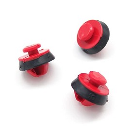 VVO Fasteners- Red Plastic Rear Wheel Arch Flares & Moulding Trim Clips for Renault Kadjar, (Pack of 10)