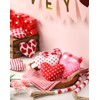 Valentine’s Day Stuffed Fabric Heart, 8 Pieces Heart Shaped Ornaments,