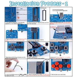 Soldering Practice Kit - DIY Game Device Electronics Project with 4 Classic-Style Games - Beginner STEM Learning Kit for Teens丨Adults