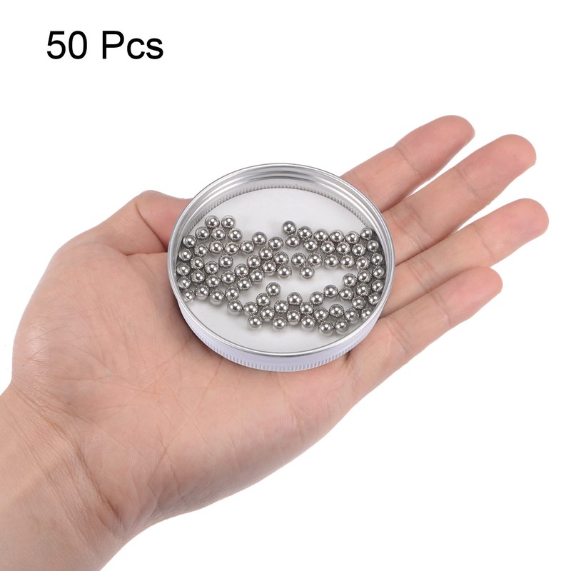 sourcing map Precision Ball Bearings 6 mm 201 Stainless Steel