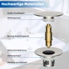 Hibbent Universal Sink Plug (1.1 - 2.36 inches/28-48 mm), Sink