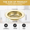 Retisee 2 Pcs Sink Strainer Stainless Steel Kitchen Sink Drain