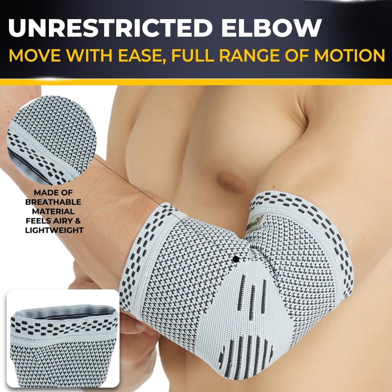 NeoTech Care Elbow Support Brace - Breathable - Men, Women,