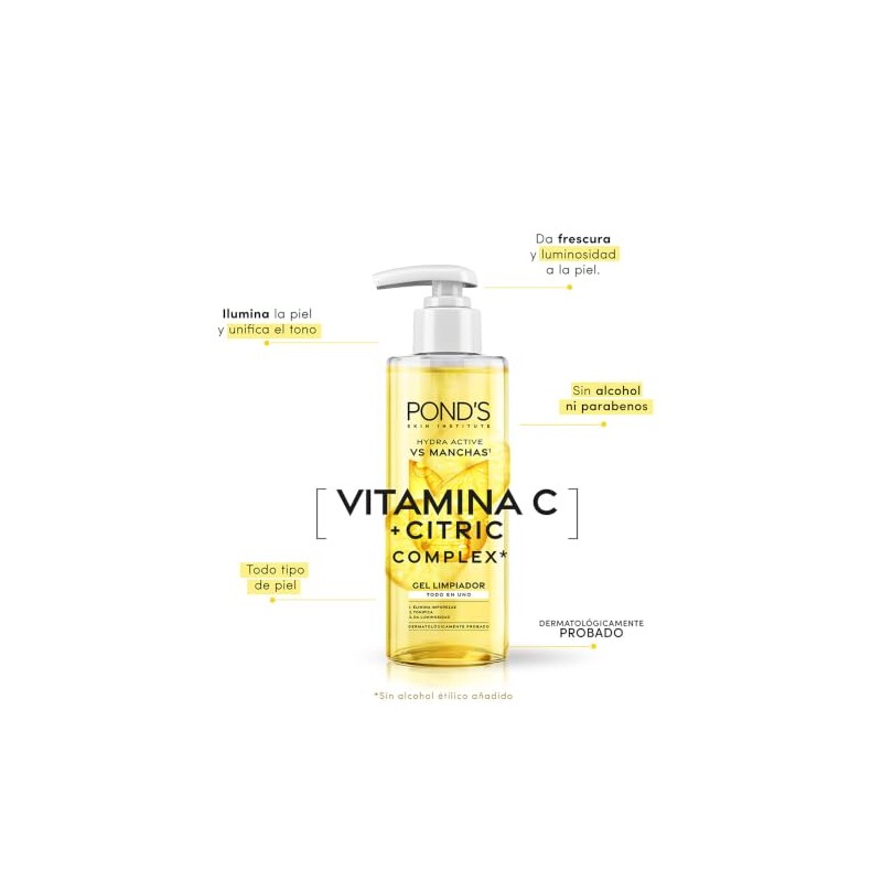 PONDS Limpiador Facial Vitamina C 200ml