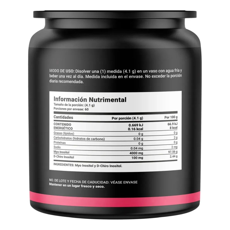 Myo Chiro Inositol 246g Mezcla Life Sabor