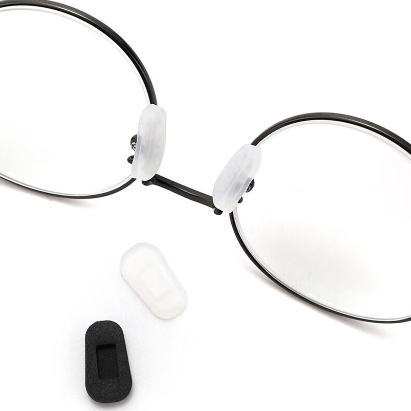 Eyeglass Nose Pads Covers Slip-on Silicone Glasses Nose Pad Anti