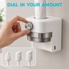 Automatic Infrared Toothpaste Dispenser with Adjustable Output Punch-Free Wall Mount