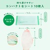 LEC Pocket Etiquette Portable Toothpaste Sheet, 10 Sheets x 4