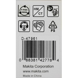 Makita D-47961 V-Groove Cutter 12.7 mm