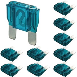 Maxi Blade Fuse kits-10 PCS 32V(12/24V) 60A Automatic Replacement Blade Fuse for Car/RV/Boat/Home et (60A)