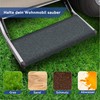 EFEALL Motorhome Step Doormat, Buckle Closure, Adjustable Carpet, Step RV,