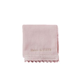 Maison de Fleur Handkerchief Towel, Underlace Towel, Handkerchief, Women's, light pink
