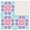 Rolin Roly Hollow Carving Geometry 15x15cm for Drafting, 32 Types,