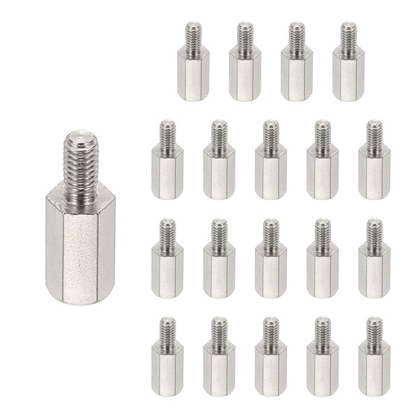 PATIKIL Album-Scrapbook Extension Posts Screws, 20 Pcs M3*9 Stainless Steel